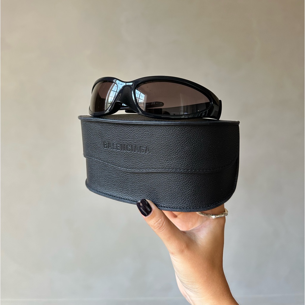 Balenciaga Skin Cat Sunglasses Black